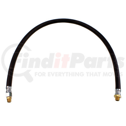 WA01-5009 by WORLD AMERICAN - Air Brake Hose Assembly - 44" Length, 1/2", 3/8"-18 NTPF Ends, 1 Fixed /1 Swivel