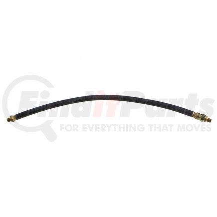 WA01-5028 by WORLD AMERICAN - Air Brake Hose Assembly - 28" Length, 3/8", 1/4"-18 NTPF Ends, 1 Fixed/1 Swivel