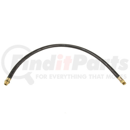 WA01-5030 by WORLD AMERICAN - Air Brake Hose Assembly - 36" Length, 3/8", 1/4"-18 NTPF Ends, 1 Fixed/1 Swivel