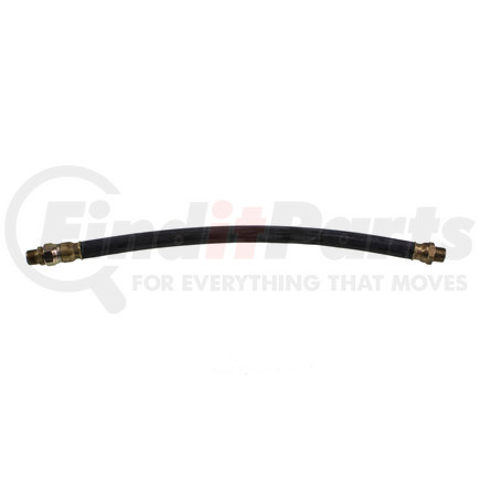 WA01-5033 by WORLD AMERICAN - Air Brake Hose Assembly - 18" Length, 3/8", 3/8"-18 NPTF Ends, 1 Fixed/1 Swivel