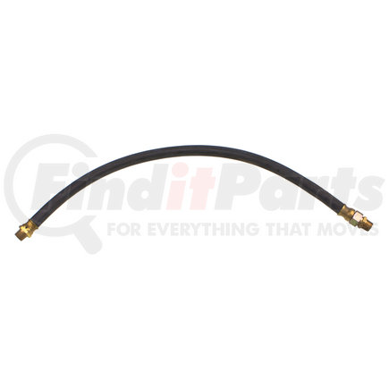 WA01-5035 by WORLD AMERICAN - Air Brake Hose Assembly - 26" Length, 3/8", 3/8"-18 NPTF Ends, 1 Fixed/1 Swivel