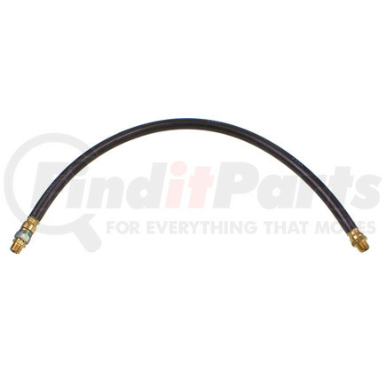 WA01-5037 by WORLD AMERICAN - Air Brake Hose Assembly - 30" Length, 3/8", 3/8"-18 NPTF Ends, 1 Fixed/1 Swivel