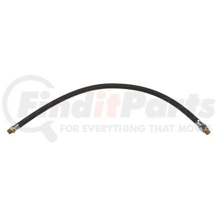 WA01-5038 by WORLD AMERICAN - Air Brake Hose Assembly - 32" Length, 3/8", 3/8"-18 NPTF Ends, 1 Fixed/1 Swivel