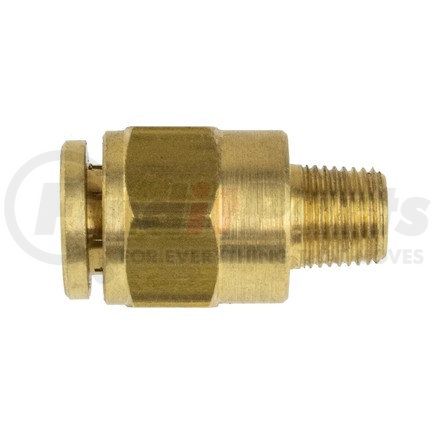 WA01-5805 by WORLD AMERICAN - Air Brake Air Line Connector Fitting - Brass, 3/8" Tube Dia., 1/8" Pipe Thread, Male