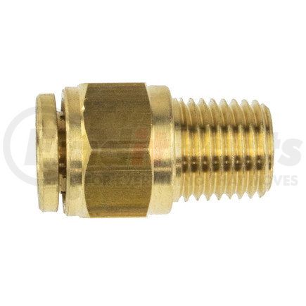 WA01-5806 by WORLD AMERICAN - Air Brake Air Line Connector Fitting - Brass, 3/8" Tube Dia., 1/4" Pipe Thread, Male