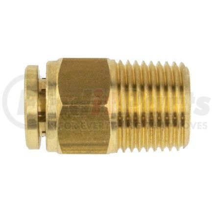 WA01-5807 by WORLD AMERICAN - Air Brake Air Line Connector Fitting - Brass, 3/8" Tube Dia., 3/8" Pipe Thread, Male