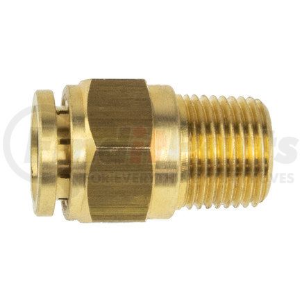 WA01-5810 by WORLD AMERICAN - Air Brake Air Line Connector Fitting - Brass, 1/2" Tube Dia., 3/8" Pipe Thread, Male