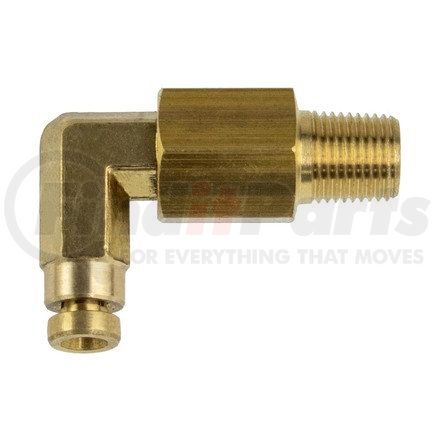 WA01-5814 by WORLD AMERICAN - Air Brake Air Line Elbow - Brass, 5/32" Tube Dia-1/8" PipeThread, Male, Push-In