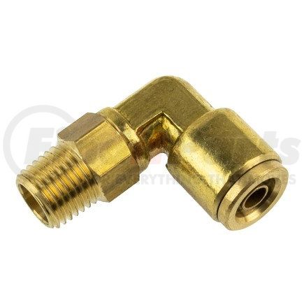 WA01-5819 by WORLD AMERICAN - Air Brake Air Line Elbow - Brass, 3/8" Tube Dia.-1/4" Pipe Thread, Male, Push-In