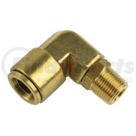 WA01-5825 by WORLD AMERICAN - Air Brake Air Line Elbow - Brass, 5/8" Tube Dia.-3/8" Pipe Thread, Male, Push-In