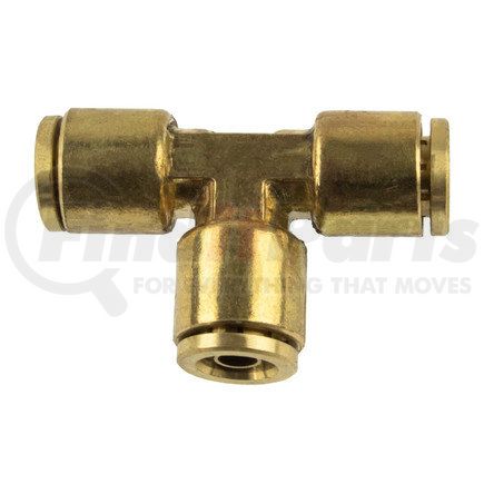 WA01-5834 by WORLD AMERICAN - Air Brake Air Line Tee - Brass, 3/8 in. Tube Diameter, Push-In