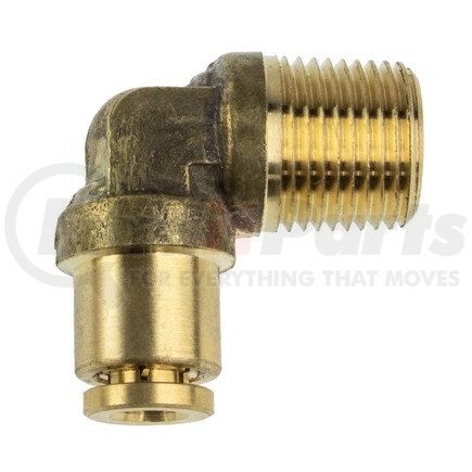 WA01-5839 by WORLD AMERICAN - Air Brake Air Line Elbow - Brass, 1/4" Tube Dia.-3/8" Pipe Thread, 90 Degree, Male