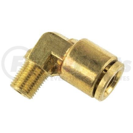 WA01-5840 by WORLD AMERICAN - Air Brake Air Line Elbow - Brass, 3/8" Tube Dia.-1/8" Pipe Thread, 90 Degree, Male