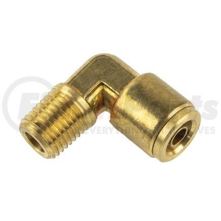 WA01-5841 by WORLD AMERICAN - Air Brake Air Line Elbow - Brass, 3/8" Tube Dia.-1/4" Pipe Thread, 90 Degree, Male