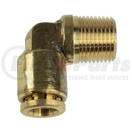 WA01-5842 by WORLD AMERICAN - Air Brake Air Line Elbow - Brass, 3/8" Tube Dia.-3/8" Pipe Thread, 90 Degree, Male