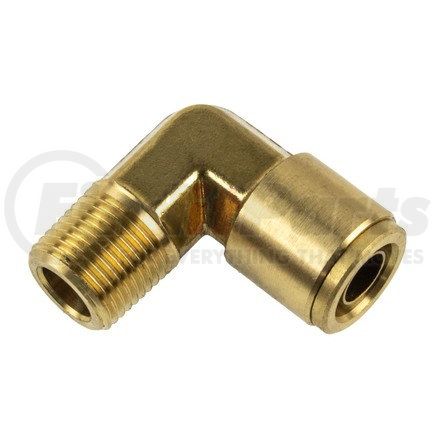 WA01-5844 by WORLD AMERICAN - Air Brake Air Line Elbow - Brass, 1/2" Tube Dia.-3/8" Pipe Thread, 90 Degree, Male