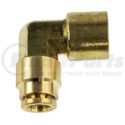 WA01-5860 by WORLD AMERICAN - Air Brake Air Line Tee - Brass, 3/8"-3/8" Tube Diameter, Female, Union