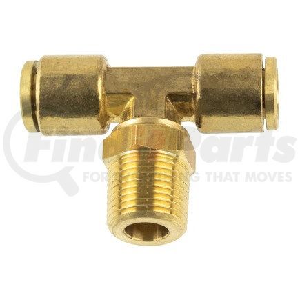 WA01-5864 by WORLD AMERICAN - Air Brake Air Line Thread Branch Tee - Brass, 3/8" Tube Dia.-3/8" Pipe Thread, Male