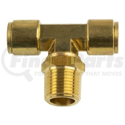 WA01-5866 by WORLD AMERICAN - Air Brake Air Line Thread Branch Tee - Brass, 1/2" Tube Dia-1/2" Pipe Thread, Male