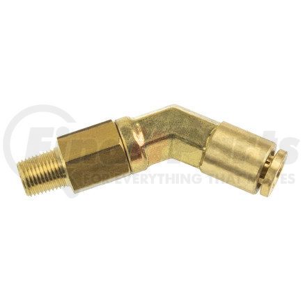 WA01-5867 by WORLD AMERICAN - Air Brake Air Line Elbow - Brass, 1/4" Tube Dia- 1/8" Pipe Thread, 45 Degrees, Male