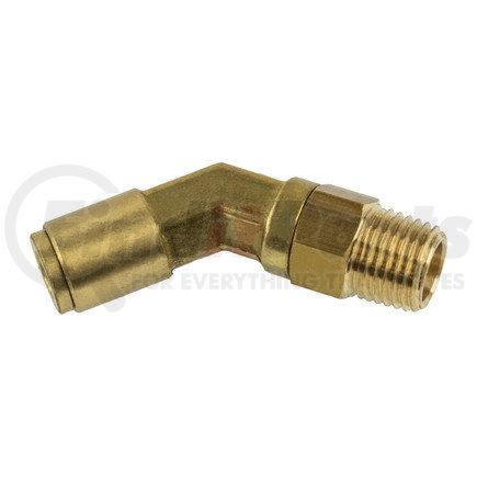 WA01-5868 by WORLD AMERICAN - Air Brake Air Line Elbow - Brass, 1/4" Tube Dia.-1/4" Pipe Thread, 45 Deg. Elbow, Male