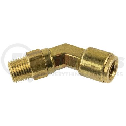 WA01-5869 by WORLD AMERICAN - Air Brake Air Line Elbow - Brass, 3/8" Tube Dia.-1/4" Pipe Thread, 45 Deg. Elbow, Male