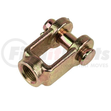 RB-30CL by WORLD AMERICAN - Air Brake Slack Adjuster Clevis - 5/8"-18 Thread Dia., 1/2" Clevis Pin Dia., 1/4" Straight