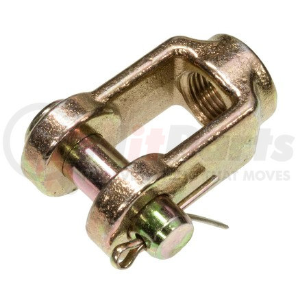 WA01-5087 by WORLD AMERICAN - Air Brake Slack Adjuster Clevis - 5/8"-18 Thread Dia., 1/2" Clevis Pin Dia., 1/4" Straight