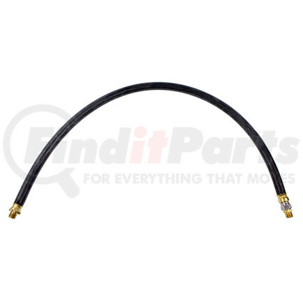 WA01-5112 by WORLD AMERICAN - Air Brake Hose Assembly - 42" Length, 1/2", 3/8"-18 NTPF Ends, 1 Fixed /1 Swivel