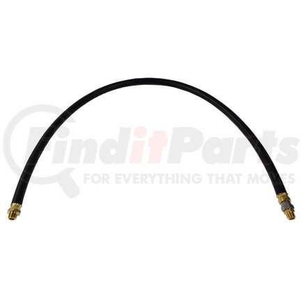 WA01-5114 by WORLD AMERICAN - Air Brake Hose Assembly - 50" Length, 1/2", 3/8"-18 NTPF Ends, 1 Fixed /1 Swivel