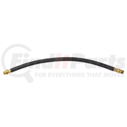 WA01-5123 by WORLD AMERICAN - Air Brake Hose Assembly - 22" Length, 3/8", 1/4"-18 NTPF Ends, 1 Fixed/1 Swivel