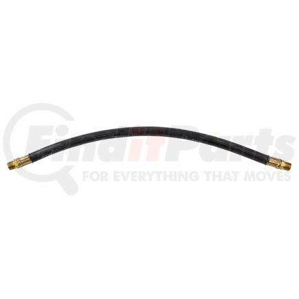 WA01-5140 by WORLD AMERICAN - Air Brake Hose Assembly - 22" Length, 3/8", 3/8"-18 NPTF Ends, 1 Fixed/1 Swivel