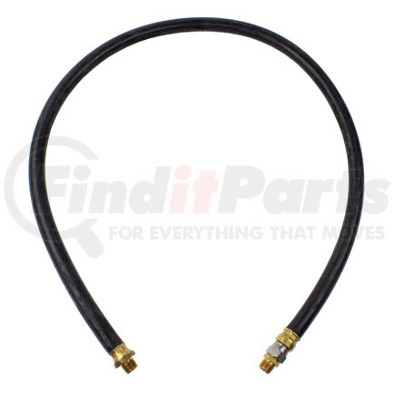 WA01-5141 by WORLD AMERICAN - Air Brake Hose Assembly - 34" Length, 3/8", 3/8"-18 NPTF Ends, 1 Fixed/1 Swivel