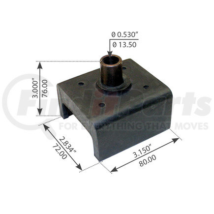 WA03-5225 by WORLD AMERICAN - Engine Mount Isolator