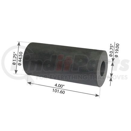 WA04-3073 by WORLD AMERICAN - Leaf Spring Bushing - 4.00" Length, 0.75" ID, 1.75" OD, for Freightliner