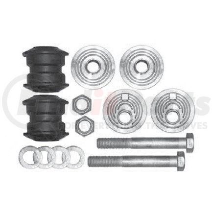 WA04-3125 by WORLD AMERICAN - Leaf Spring Bolt Kit - Rebushing, with Collars, for Hendrickson Primaax, Firemaax