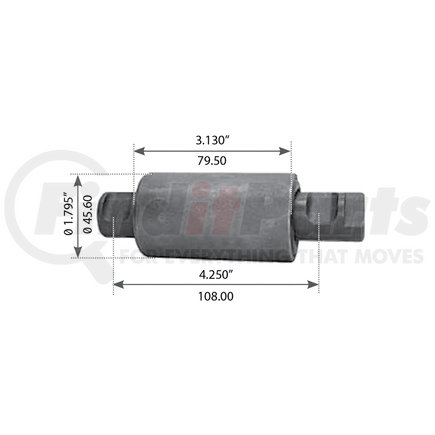 WA04-3263 by WORLD AMERICAN - Suspension Equalizer Beam Center Bushing - 5.51" Length, 1.79" Body Diameter