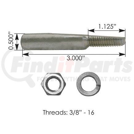 WA04-6908 by WORLD AMERICAN - Leaf Spring Lock Pin - for Ford and Navistar