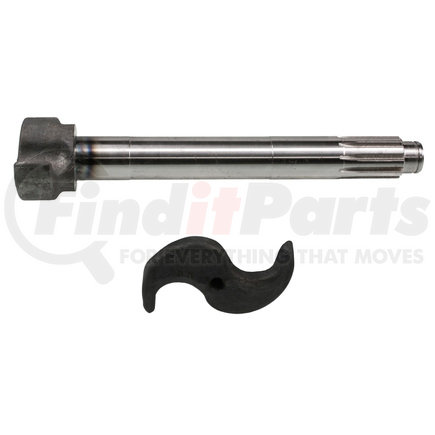 WA05-5136 by WORLD AMERICAN - Air Brake Camshaft - Left, 11-9/16" Length, 1-1/2", 10 Spline, for 15.5" Brake ES