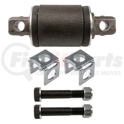 WA04-5042 by WORLD AMERICAN - Suspension Equalizer Beam End Bushing - Bar Pin, with Bolts and Shims, for Hendrickson