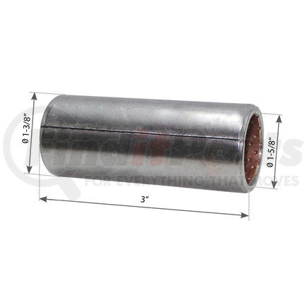 WA04-6036 by WORLD AMERICAN - Leaf Spring Bushing - 3.000" Length, 1.625" ID, 1.375" OD, Bi-Metal, for Freightliner