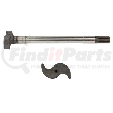 WA05-5263 by WORLD AMERICAN - Air Brake Camshaft - Left, 18-3/8" Length, 1-1/2", 10 Spline, for 16.5" Brake Standard