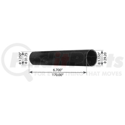 WA07-2071 by WORLD AMERICAN - Leaf Spring Shackle Bushing Sleeve - 6.700" Length, 1.150" ID, 1.250" OD