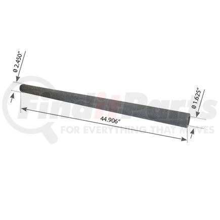 WA07-2101 by WORLD AMERICAN - Suspension Equalizer Beam Cross Tube - 44.906" Length, 1.625" ID, 2.450" OD