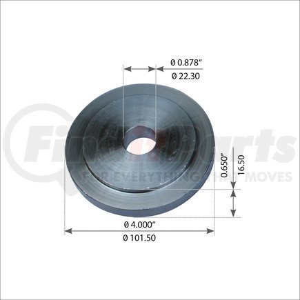 WA07-2308 by WORLD AMERICAN - Washer - Thrust, 0.878" ID, 4.000" OD, 0.650" Height, for Volvo