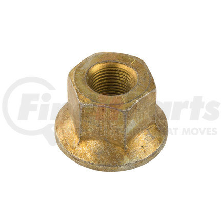 WA07-7199 by WORLD AMERICAN - Wheel Lug Nut - Left Hand, 5/8”-18 Thread, 1 1/8” Hex, 1 1/16” Height, Flanged