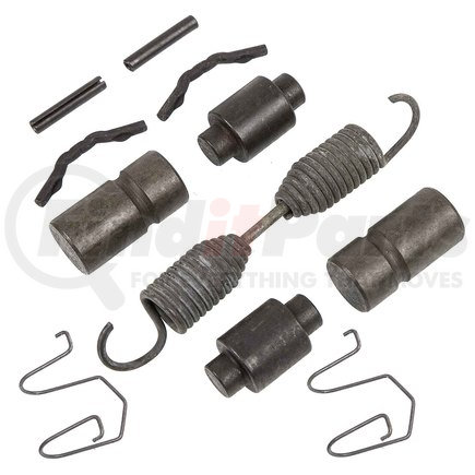 WA08-5080 by WORLD AMERICAN - Drum Brake Hardware Kit - for Frauhauf 16-1/2" Diameter Brakes, Fabricated Shoes