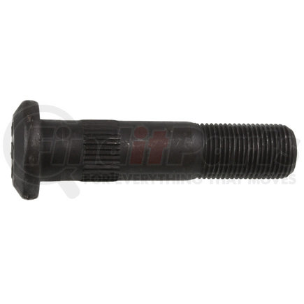 WA07-6141 by WORLD AMERICAN - Wheel Stud - Left Hand, 3 3/8" Length, Headed Disc, Serrated Body, with Raised Shoulder