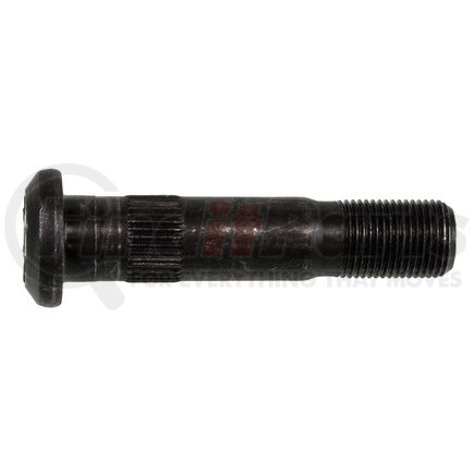 WA07-6143 by WORLD AMERICAN - Wheel Stud - Left Hand, 3 5/8" Length, Headed Disc, Serrated Body, with Raised Shoulder