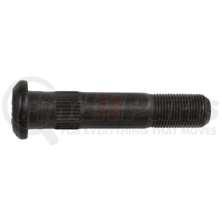 WA07-6153 by WORLD AMERICAN - Wheel Stud - Left Hand, 3 7/8" Length, Headed Disc, Serrated Body, with Raised Shoulder